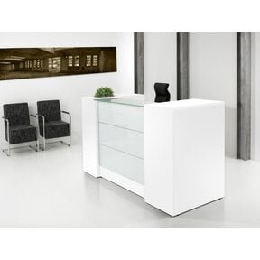 Receptiebalie Manager - Wit