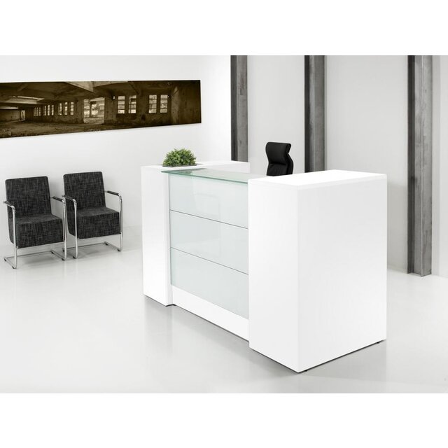 Receptiebalie Manager - Wit