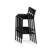 Kunststof Barkruk - Zwart Kunststof Barkruk - Zwart