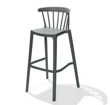 Vintage Barkruk Stilo Olijf Groen