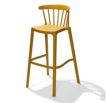 Vintage Barkruk Stilo Okergeel