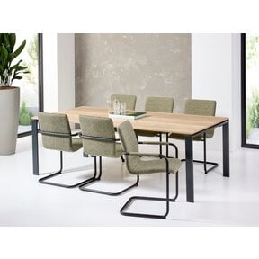 Vergadertafel Cube-serie - 220 x 110 cm