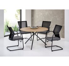 Ronde Vergadertafel Cube-serie - Ø 120 cm
