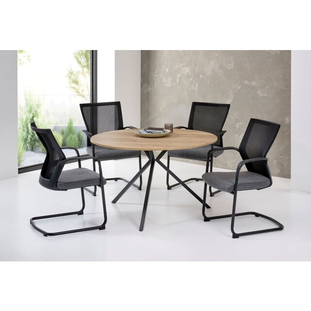 Ronde Vergadertafel Cube-serie - Ø 120 cm Ronde Vergadertafel Cube-serie - Ø 120 cm