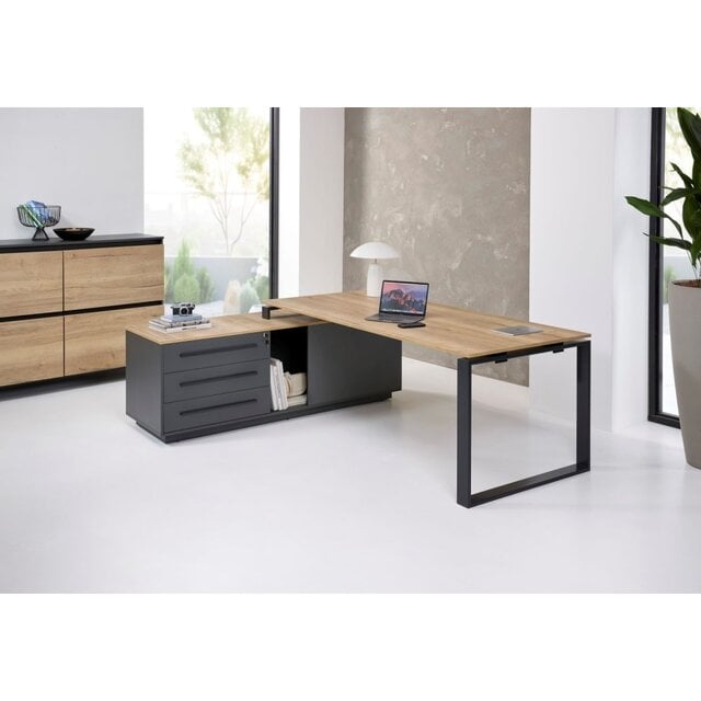 Directie Hoekbureau Cube-serie - 224 x 180 cm