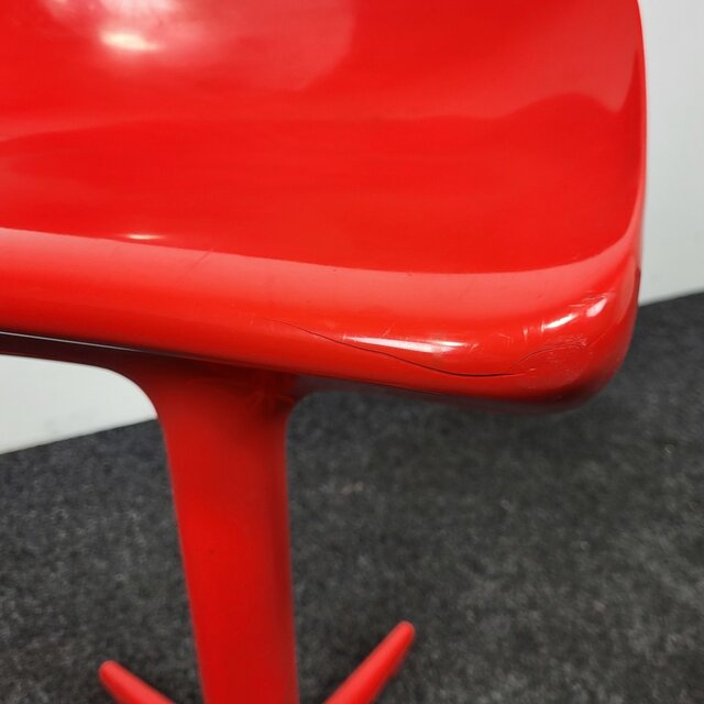 Kartell Spoon Barkruk - Rood