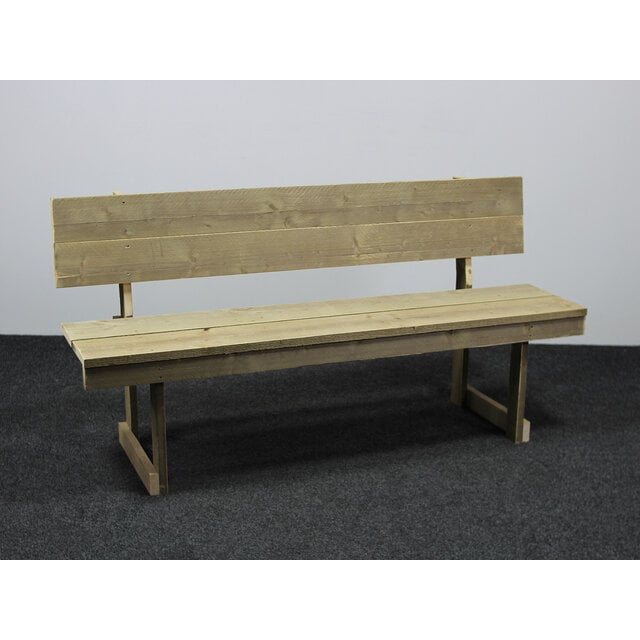 Steigerhouten Bank - 180 cm Breed