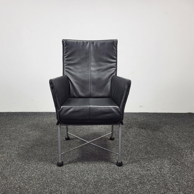 Montis Chaplin - Zwarte Lederen Zitting