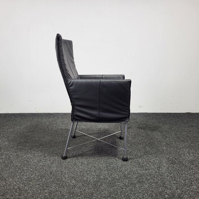 Montis Chaplin - Zwarte Lederen Zitting