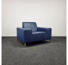 Gelderland 6511 Fauteuil - Blauw Leren Design
