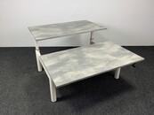 Refurbished Gispen Duo Bureau 140x80 cm Nieuw Blad Naar Keuze