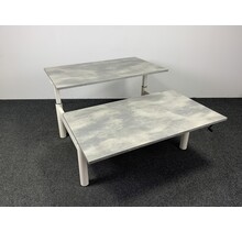 Refurbished Gispen Duo Bureau - Nieuw Blad Naar Keuze | 140 x 80 cm