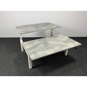 Refurbished Gispen Duo Bureau - Nieuw Blad Naar Keuze | 140 x 80 cm