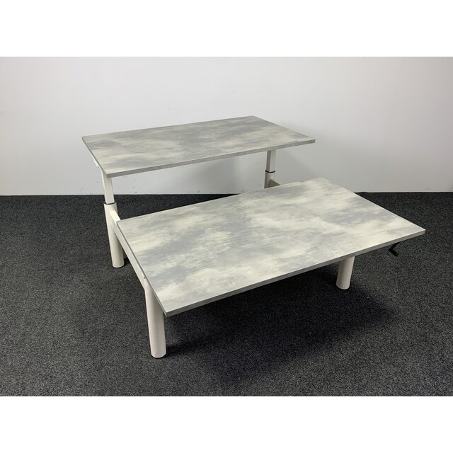 Refurbished Gispen Duo Bureau - Nieuw Blad Naar Keuze | 140 x 80 cm