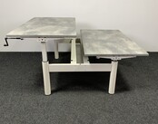 Refurbished Gispen Duo Bureau - Nieuw Blad Naar Keuze | 140 x 80 cm