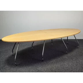 Vitra Vergadertafel - Ovaal | 300 x 130 cm