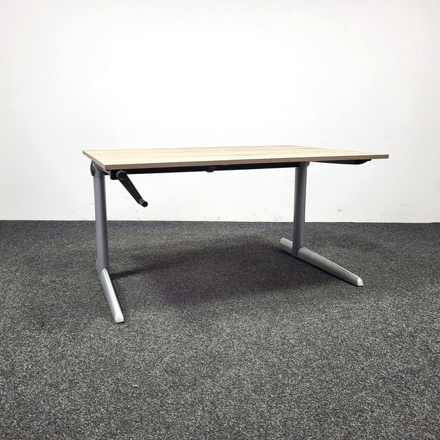 Ahrend Slingerbureau - Ronde Poot | 120 x 80 cm