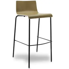 Barkruk - Black Series | Blank Eiken Zitting