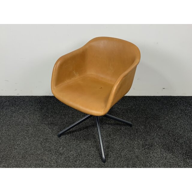 Muuto Fiber Stoel - Cognac