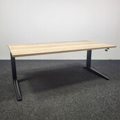 Ahrend Slingerbureau - Rechthoekige Zwarte Poot | 160 x 80 cm