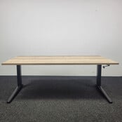 Ahrend Slingerbureau Rechthoekig Zwarte Poot | 160 x 80 cm