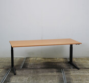 Ahrend Slingerbureau - Rechthoekige Zwarte Poot | 160 x 80 cm