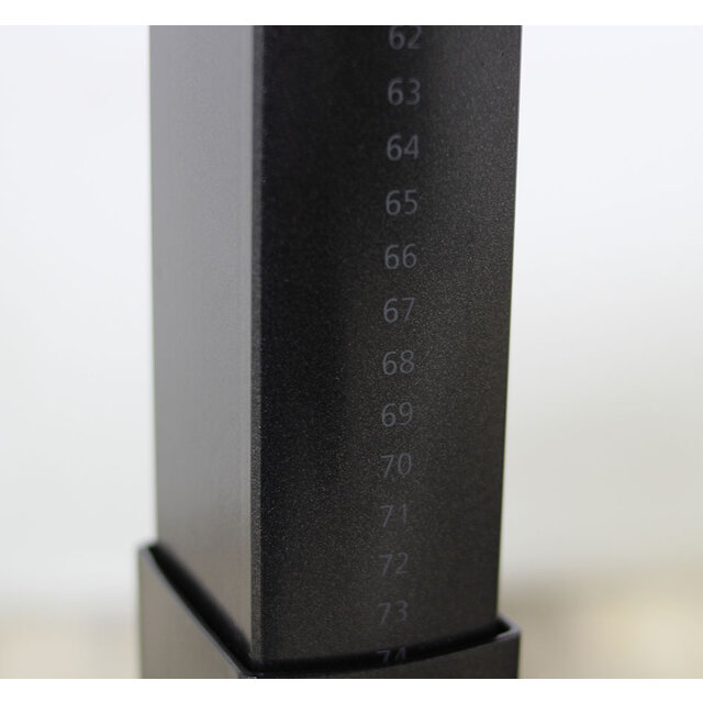 Ahrend Slingerbureau - Rechthoekige Zwarte Poot | 160 x 80 cm