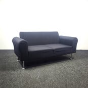 Vitra Sofa / Bank - Zwart Gestoffeerd