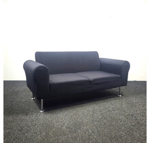 Vitra Sofa / Bank - Zwart Gestoffeerd