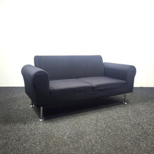 Vitra Sofa / Bank - Zwart Gestoffeerd