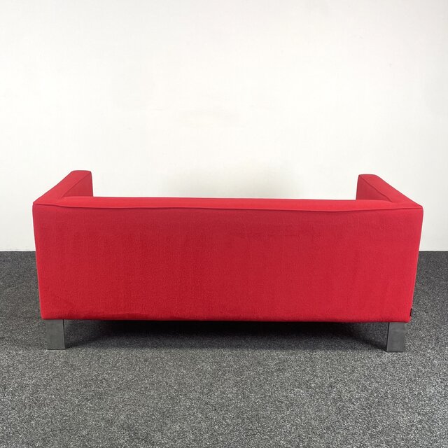 Lensvelt 2-Zits Bank - Rood