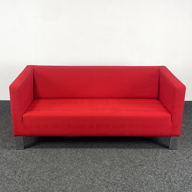 Lensvelt 2-Zits Bank - Rood