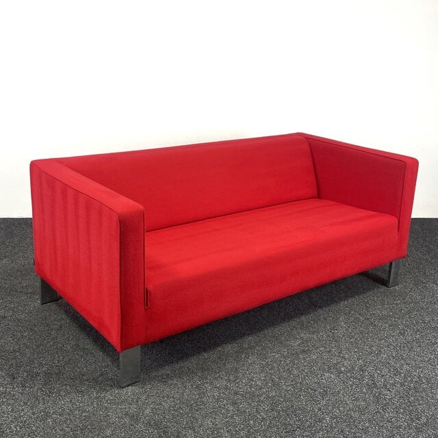 Lensvelt 2-Zits Bank - Rood