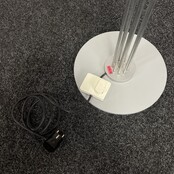 Raak Vloerlamp - Glazen Lampenkap