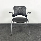 HHerman Miller Caper Stoel Met Armleuningen - Zwart