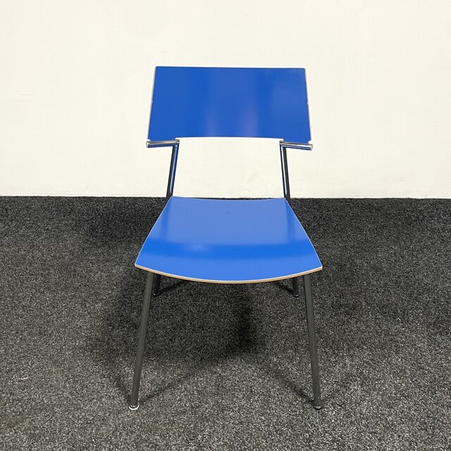 Van Der Sluis Quasi Stoel  - Blauw