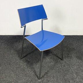 Van Der Sluis Quasi Stoel  - Blauw