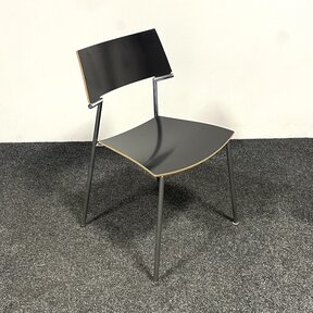 Van Der Sluis Quasi Stoel - Zwart