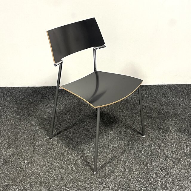 Van Der Sluis Quasi Stoel - Zwart Van Der Sluis Quasi Stoel - Zwart