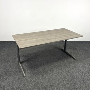 Ahrend 500 Knop Bureau - 160 x 80 cm | Antraciet Onderstel