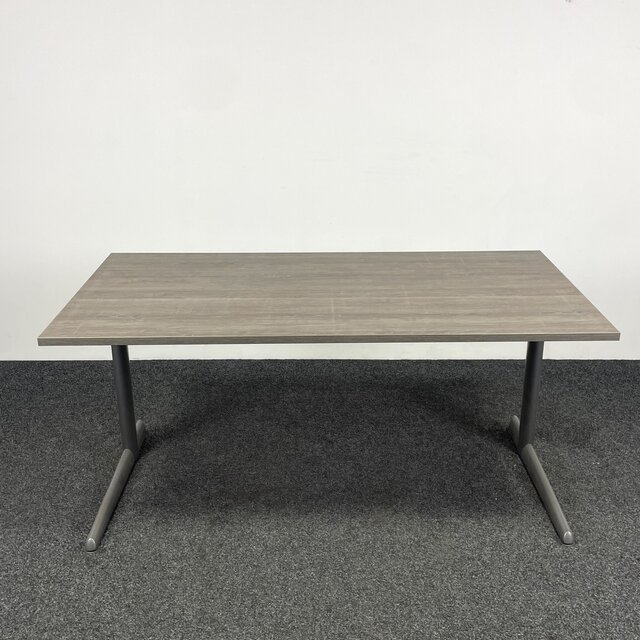 Ahrend 500 Knop Bureau - Antraciet onderstel | 180 x 80 cm