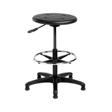 Werkkruk Hoog – Ronde Kunststof Zitting