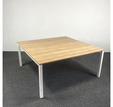 Vergadertafel met Havana Blad | 160 x 160 cm (bxd)