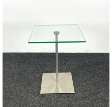 Glazen Bijzettafel - Lichte Schade | 40 x 40 cm