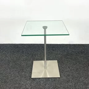Glazen Bijzettafel - Lichte Schade | 40 x 40 cm