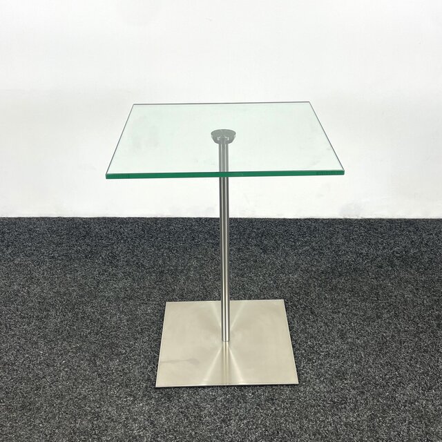 Glazen Bijzettafel - Lichte Schade | 40 x 40 cm