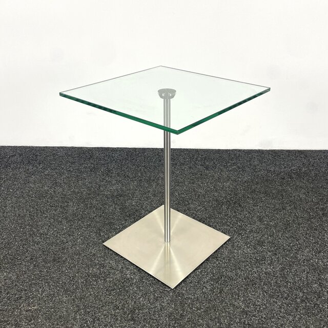 Glazen Bijzettafel - Lichte Schade | 40 x 40 cm