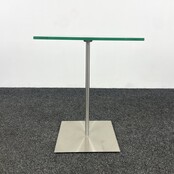 Glazen Bijzettafel - Lichte Schade | 40 x 40 cm