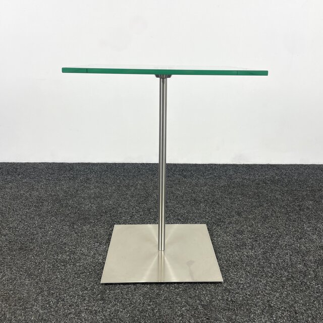 Glazen Bijzettafel - Lichte Schade | 40 x 40 cm