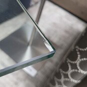 Glazen Bijzettafel - Lichte Schade | 40 x 40 cm